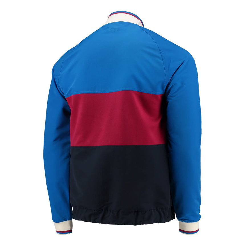 Nike Men's FC Barcelona 2022 Full-Zip Jacket Obsidian/Noble Red Back