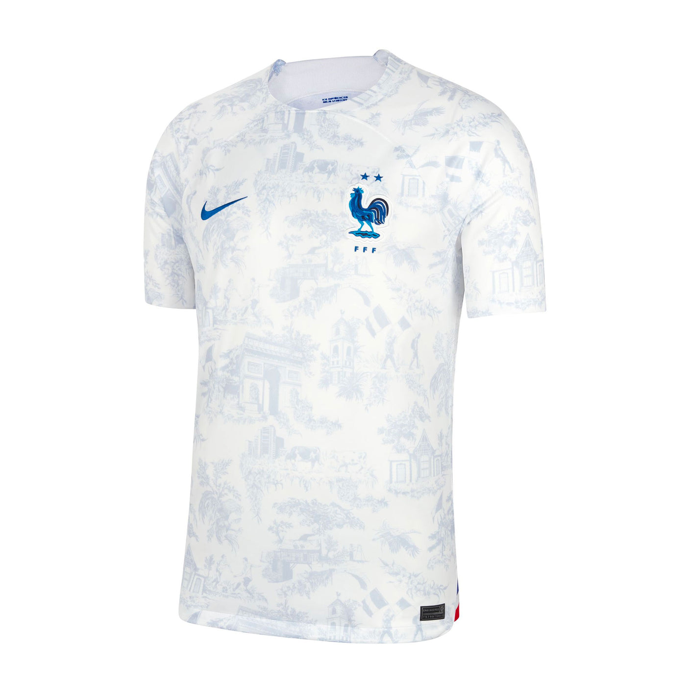 Nike Men's France 2022/23 Away Jersey White/Game Royal Front