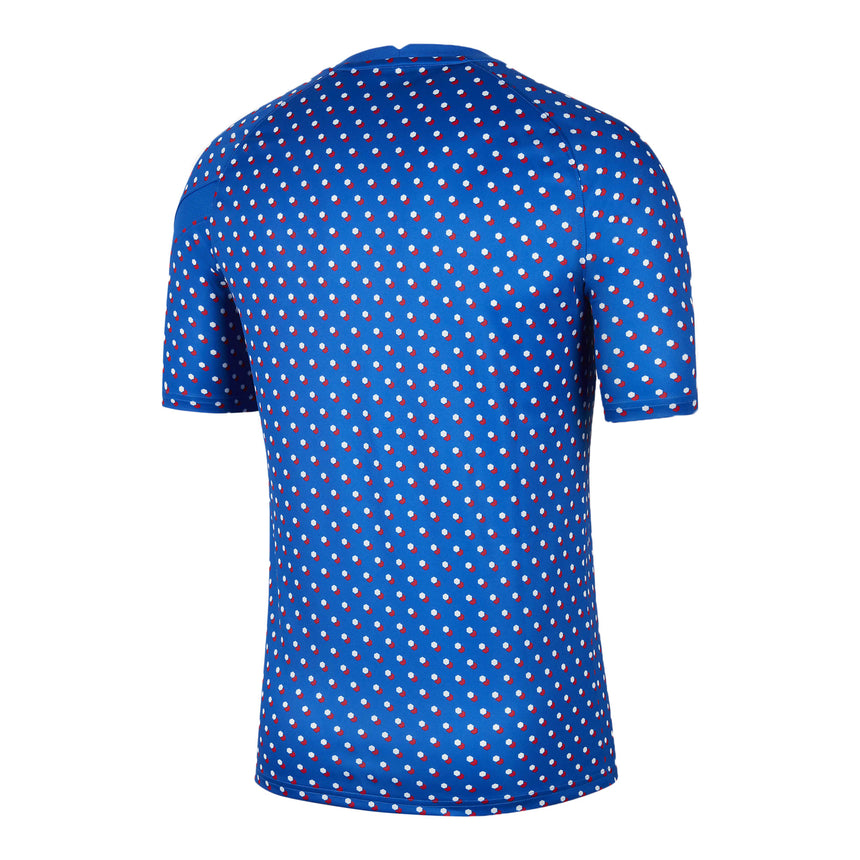 Nike Men's France 2022 Training Jersey Hyper Cobalt/White Back