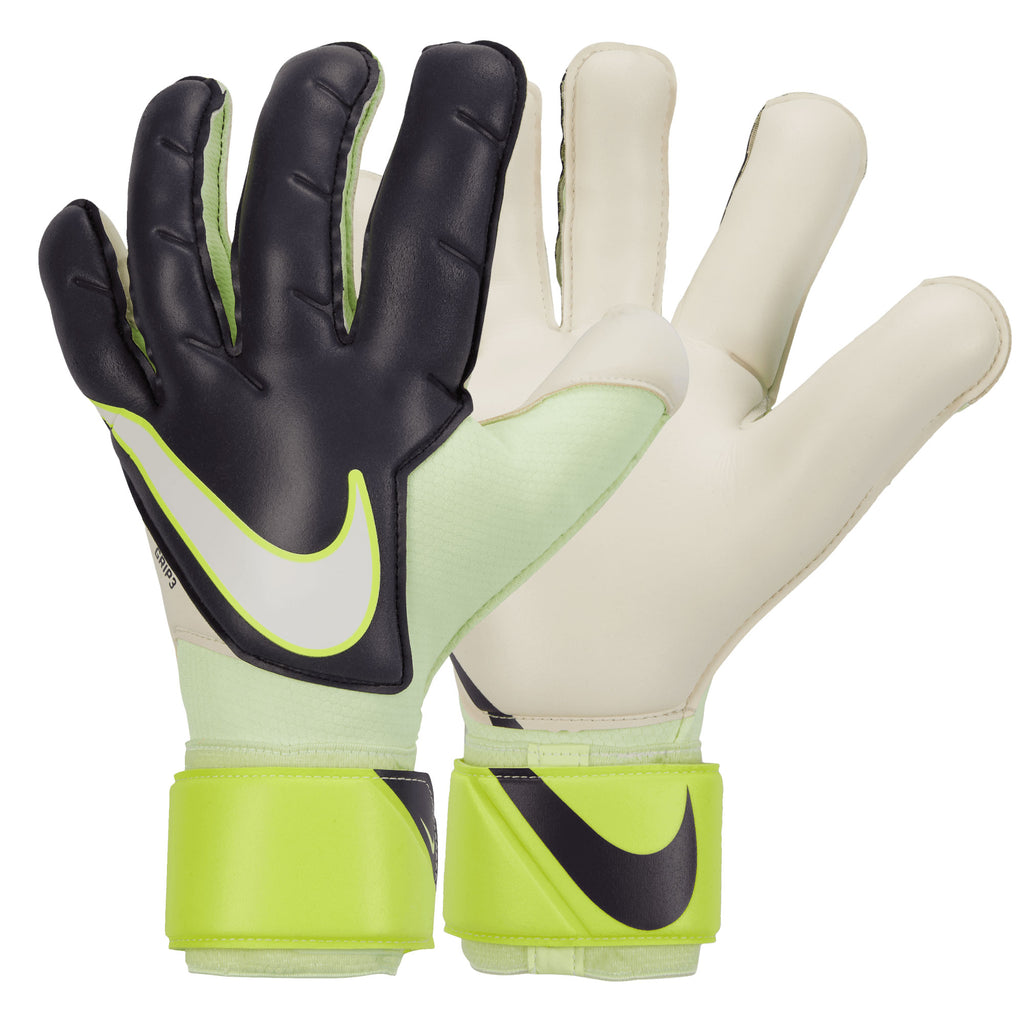 Nike Men's Grip 3 Goalkeeper Gloves Black/White Both