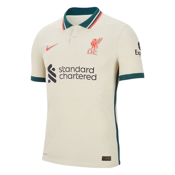 liverpool soccer gear Nike Liverpool Men's Away Authentic Dri-FIT ADV 2021/22 Soccer Jersey – Azteca Soccer