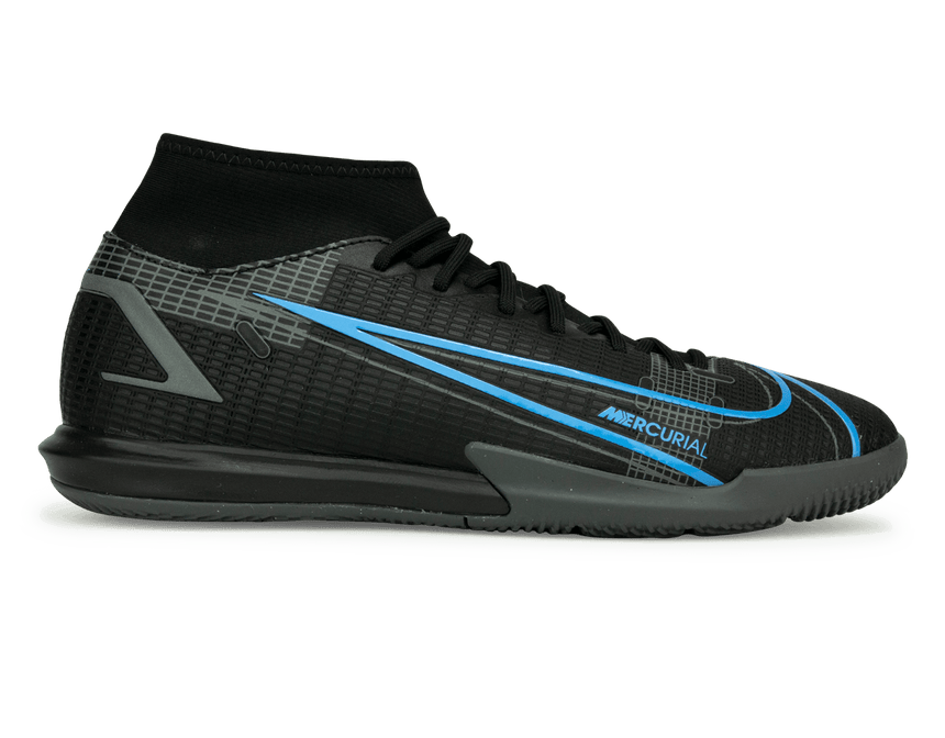 Nike Men's Mercurial Superfly 8 Academy IC Black/Iron Grey Front