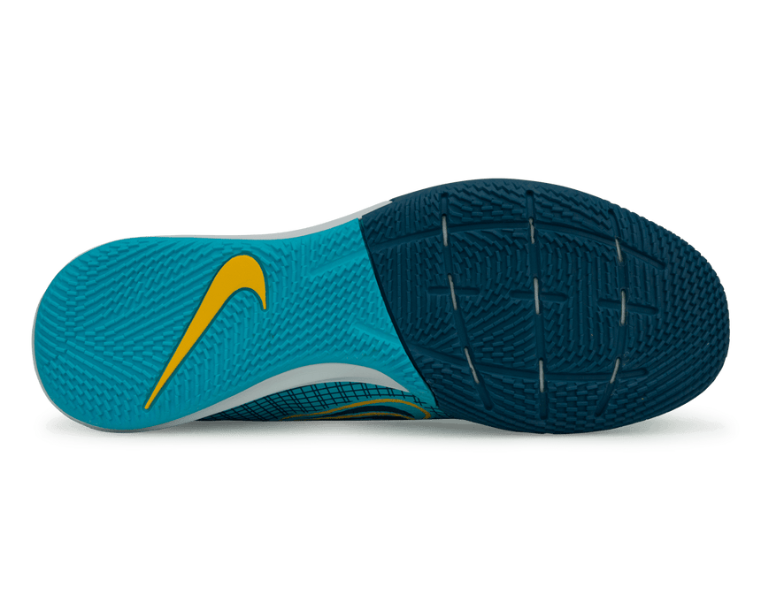 Nike Men's Mercurial Superfly 8 Academy IC Blue/Orange Sole