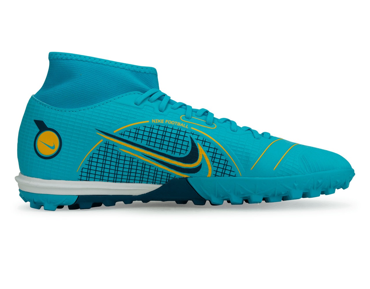 Nike Men s Mercurial Superfly 8 Academy TF Blue Orange Azteca Soccer