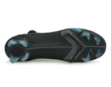 Nike Men's Mercurial Superfly 8 Elite FG Black/Blue Soleplate