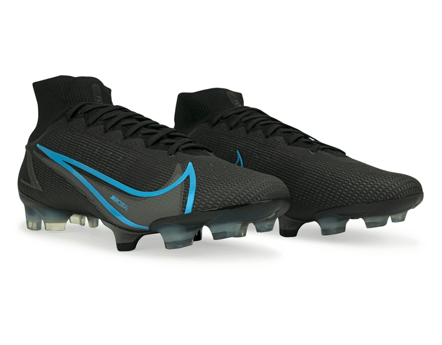 Nike Men's Mercurial Superfly 8 Elite FG Black/Blue – Azteca Soccer
