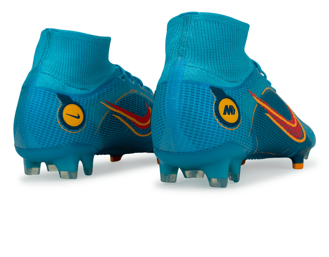 Nike Men s Mercurial Superfly 8 Elite FG MG Blue Orange Azteca