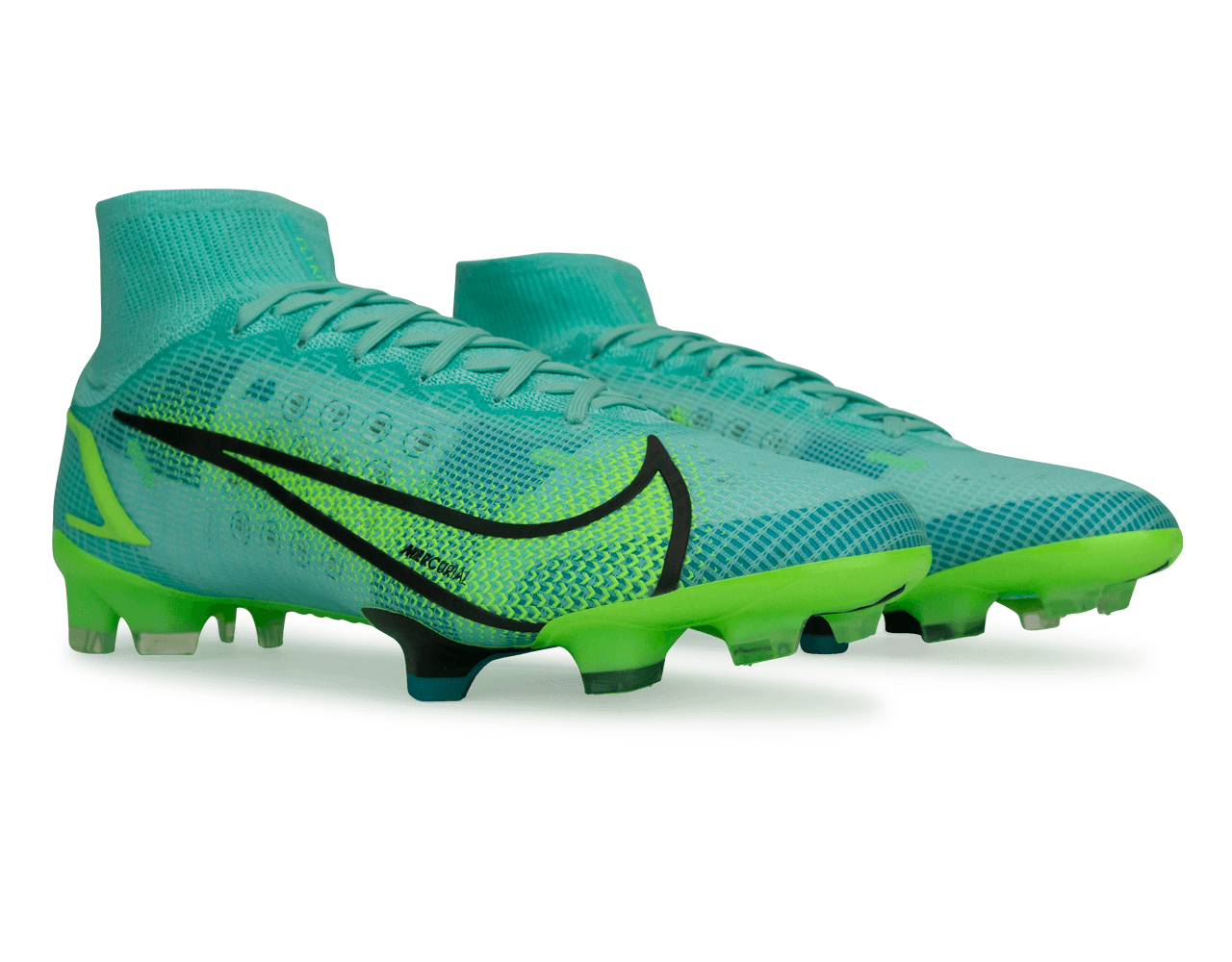 Nike Men's Mercurial Superfly 8 Elite FG Turquoise/Lime Together