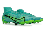Nike Men's Mercurial Superfly 8 Elite FG Turquoise/Lime Together