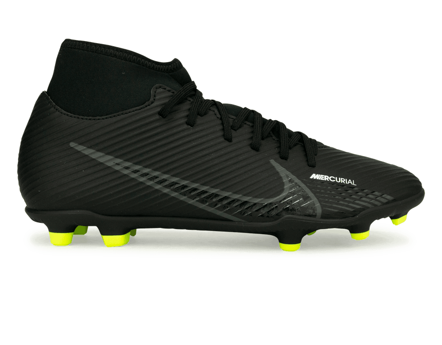 Nike Men's Mercurial Superfly 9 Club FG/MG Black/Volt