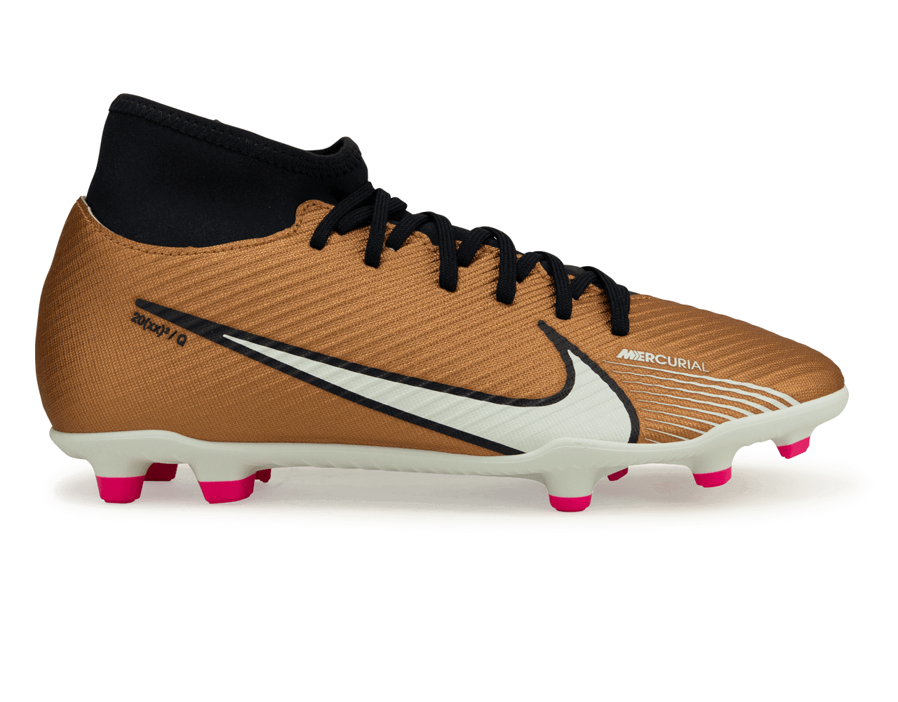 Nike Men's Zoom Mercurial Superfly 9 Club FG/MG Metallic Copper â Azteca Soccer