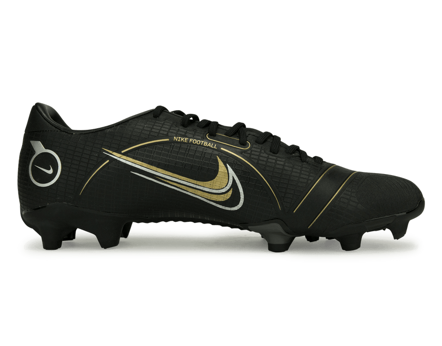 Nike Men's Mercurial Vapor 14 Academy FG/MG Black/Gold Side