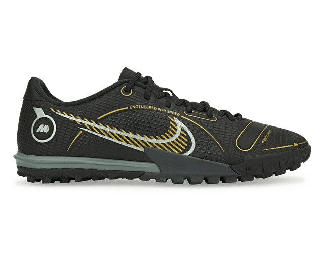 Nike Men s Mercurial Vapor 14 Academy TF Black Gold Azteca Soccer