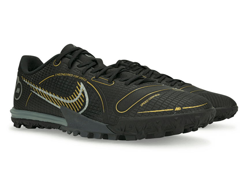サッカー シューズ ナイキ VAPOR14 ACADEMY TF Nike Men's Mercurial Vapor 14 Academy TF Black/Gold – Azteca