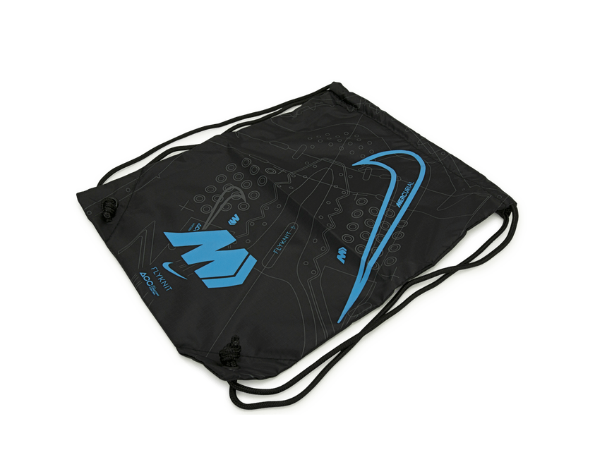 Nike Men's Mercurial Vapor 14 Elite FG Black/Grey Shoebag