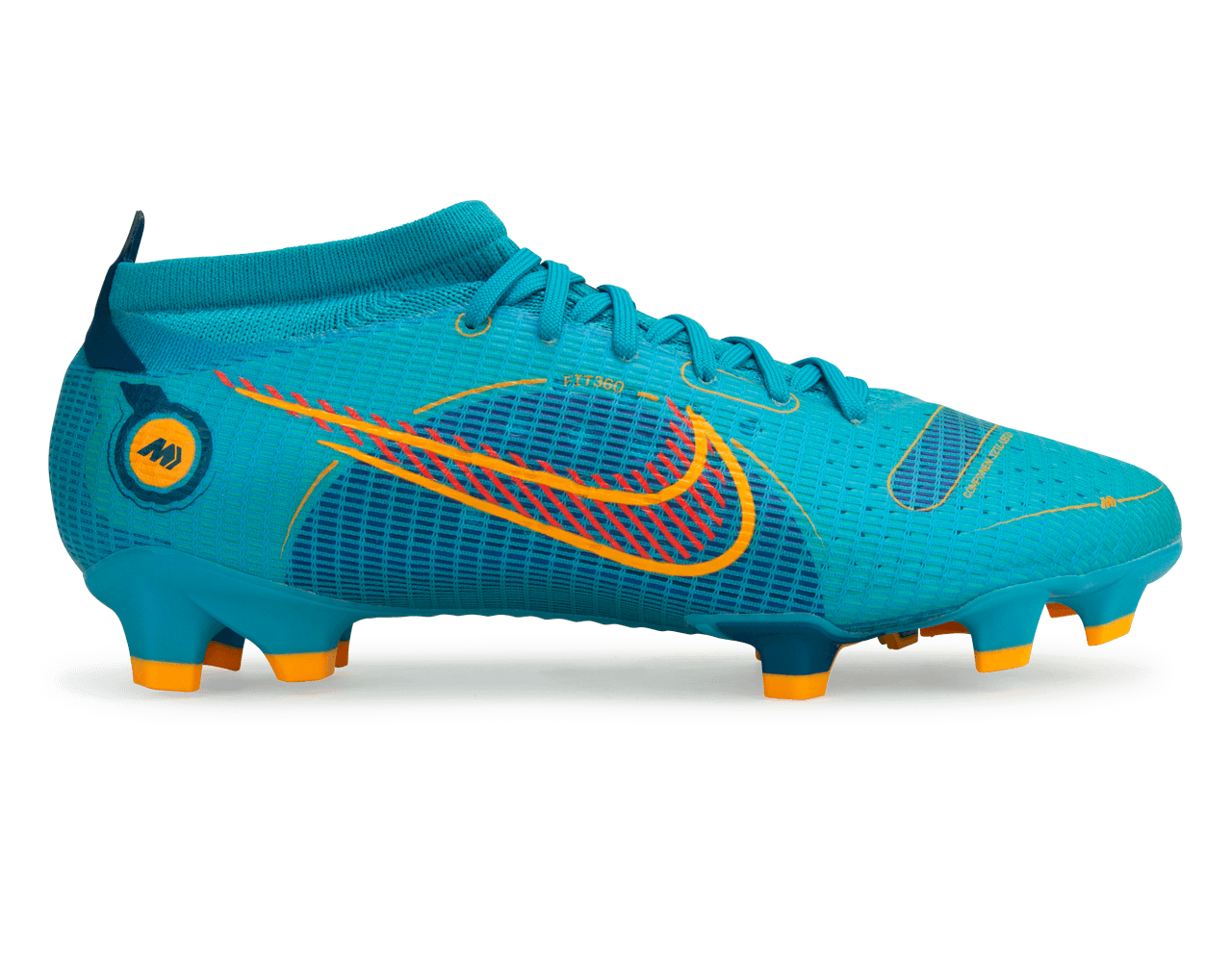 Nike mens blue and orange revolution 14 Clearance