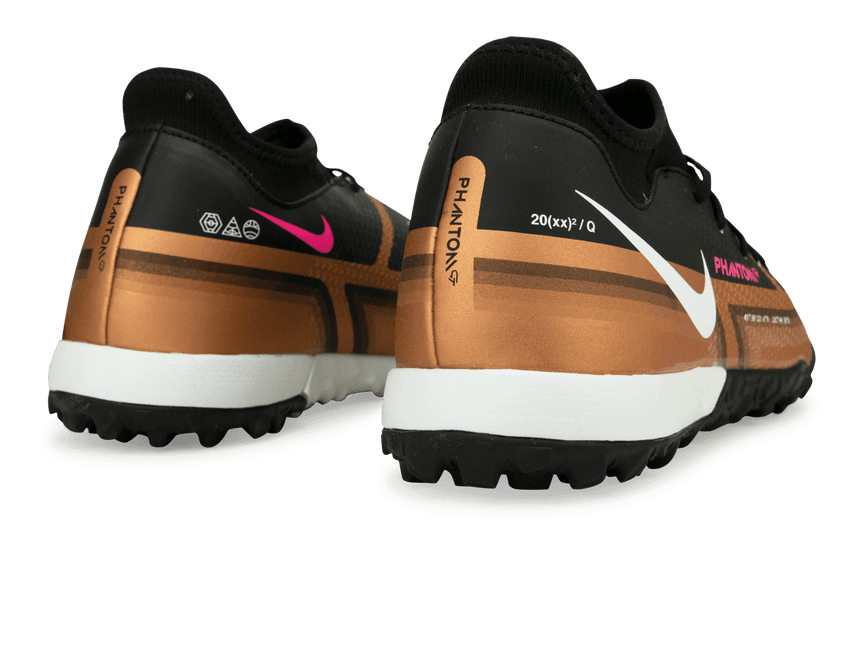 Nike Men's Phantom GT2 Academy DF TF Metallic Copper Rear