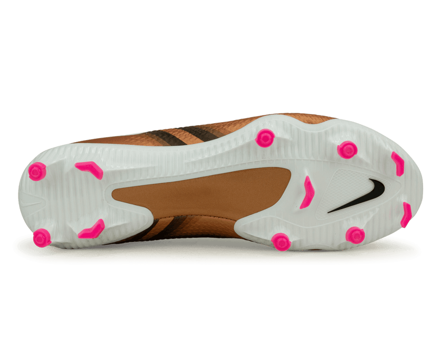 Nike Men's Phantom GT2 Academy FG/MG Metallic Copper Sole