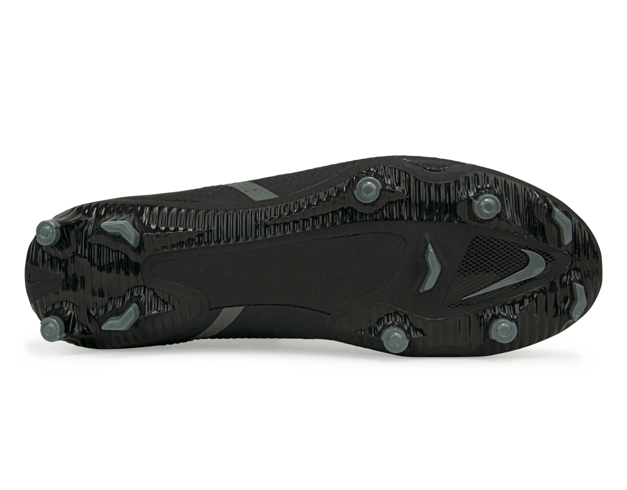 Nike Men's Phantom GT2 DF Academy FG/MG Black/Iron Grey Soleplate