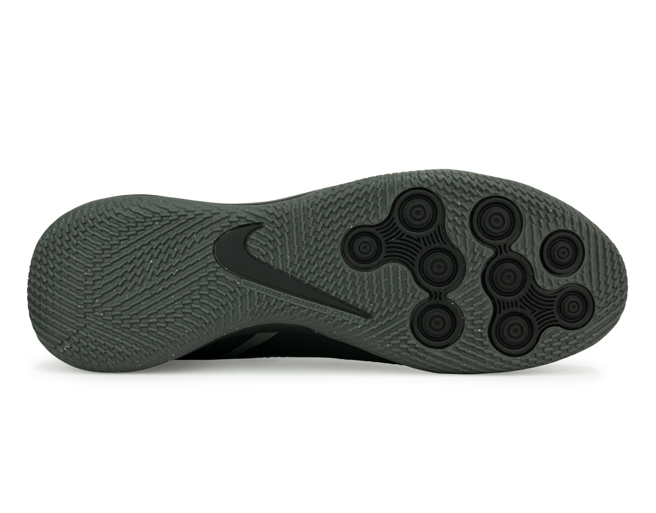 Nike Men's Phantom GT2 DF Academy IC Black/Iron Grey Soleplate