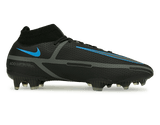 Nike Men's Phantom GT2 Elite DF FG Black/Blue Side