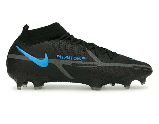Nike Men s Phantom GT2 Elite DF FG Black Blue Azteca Soccer