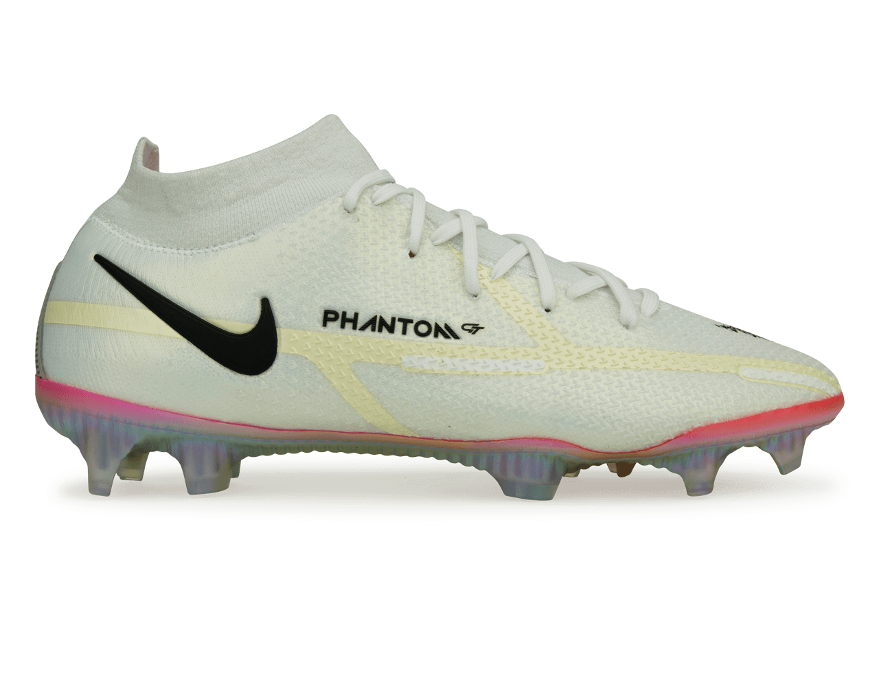 Nike Men's Phantom GT2 DF Elite FG White/Black/Crimson – Azteca Soccer