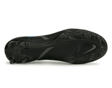 Nike Men's Phantom GT2 Elite FG Black/Blue Soleplate