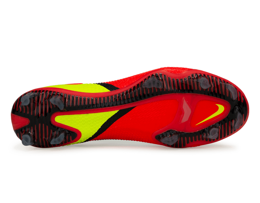 Nike Men's Phantom GT2 Elite FG White/Bright Crimson Soleplate