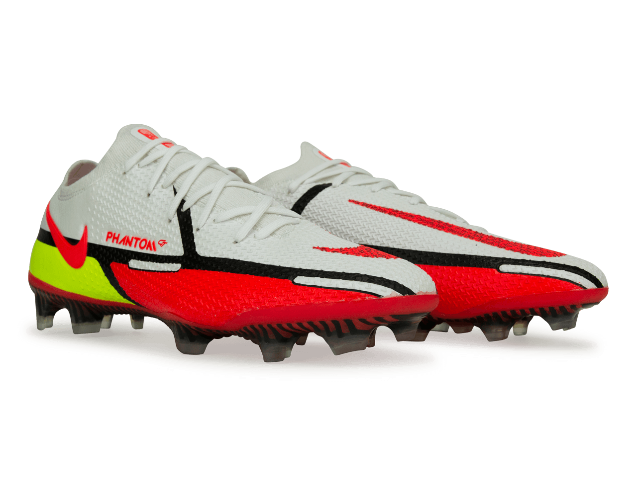 Nike Men's Phantom GT2 Elite FG - White/Bright Crimson – Azteca Soccer