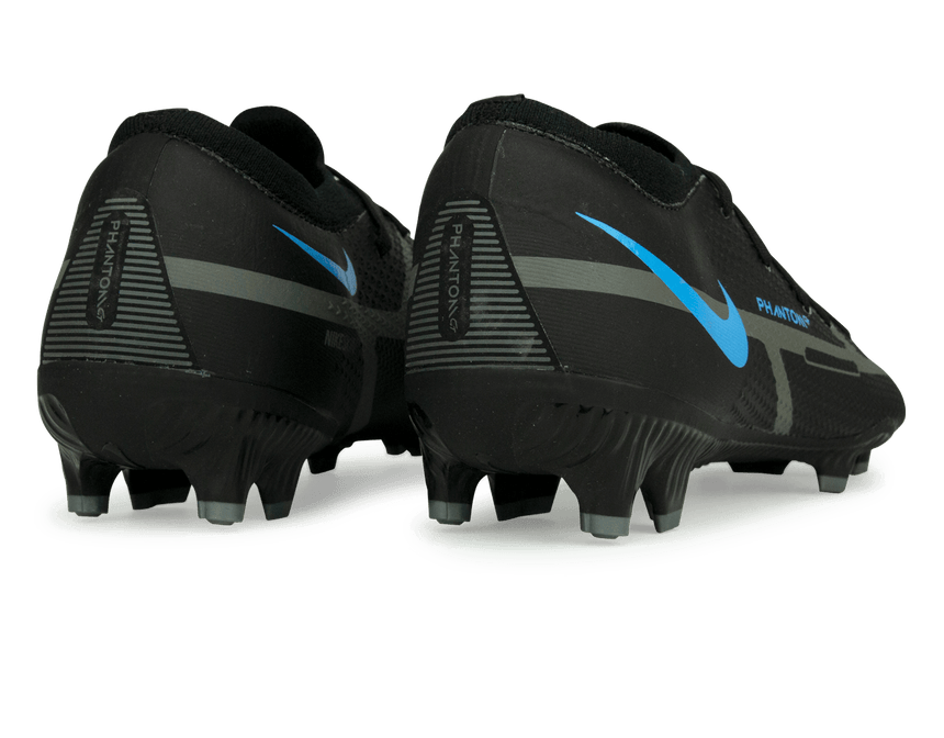 Nike Men's Phantom GT2 Pro FG Black/Iron Grey Rear