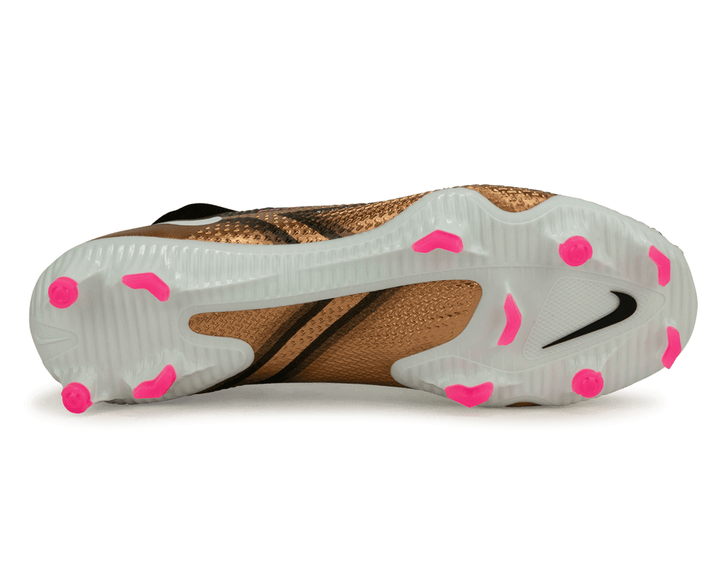 Nike Men's Phantom GT2 Pro FG Metallic Copper/Pink Side