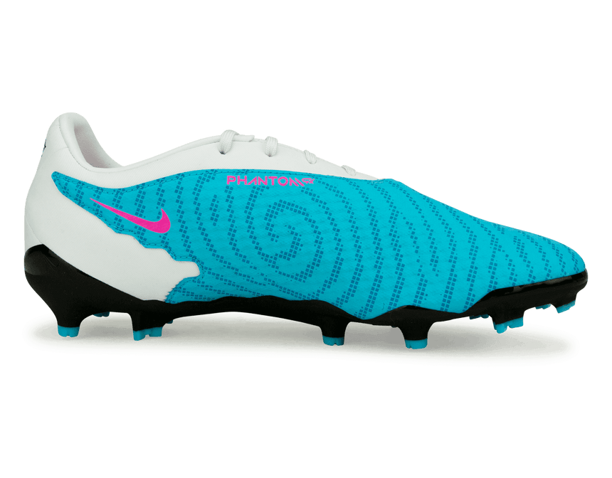 Nike Men's Phantom GX Academy FG/MG Baltic Blue/Pink Blast Side