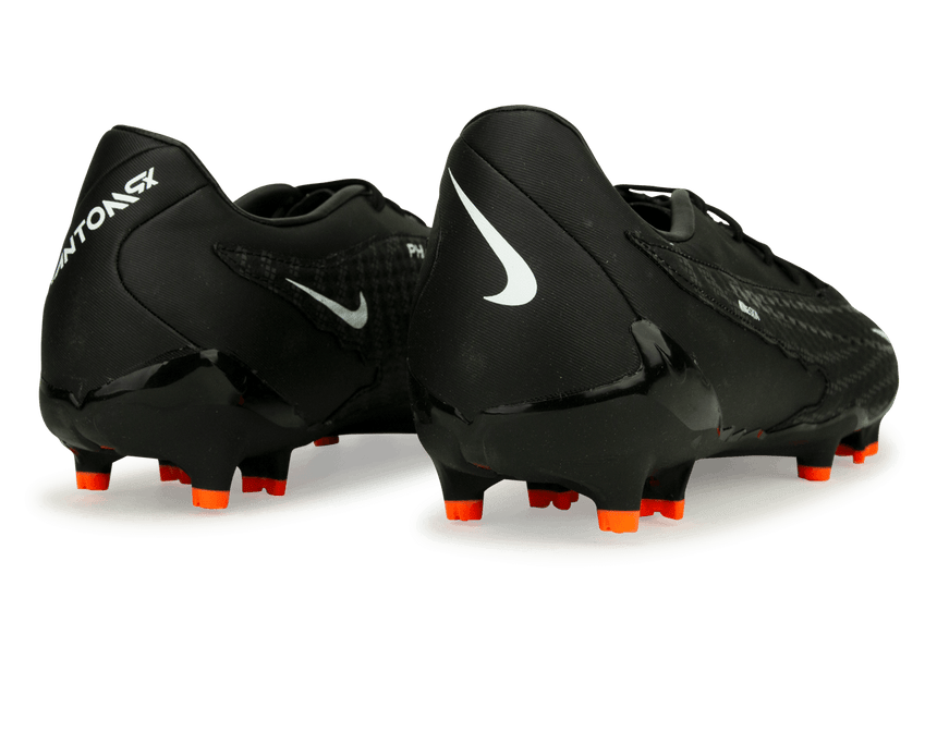 Nike Men's Phantom GX Academy FG/MG Black/Smoke Grey Rear