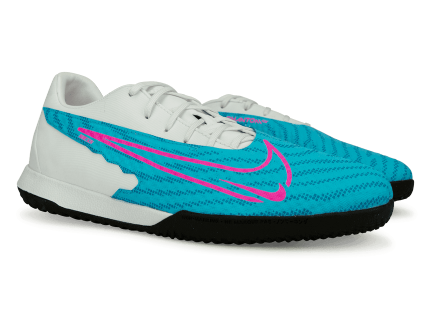 Nike Men's Phantom GX Academy IC Baltic Blue/Pink Blast Together