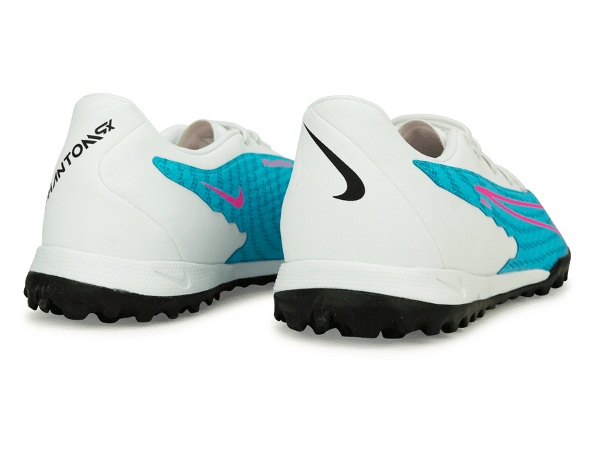 Nike Men's Phantom GX Academy TF Baltic Blue/Pink Blast Rear