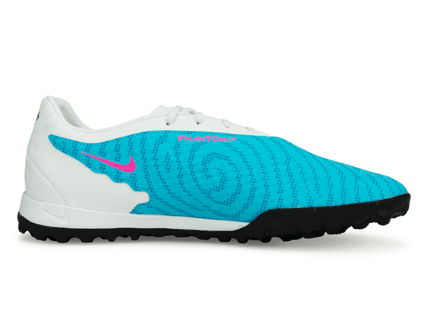 Nike Men's Phantom GX Academy TF Baltic Blue/Pink Blast Side