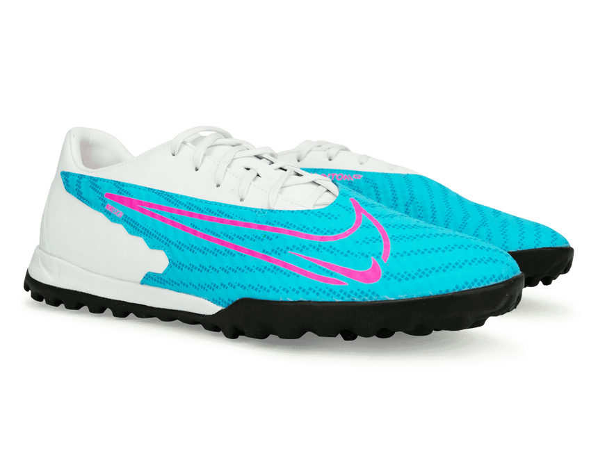 Nike Men's Phantom GX Academy TF Baltic Blue/Pink Blast Together