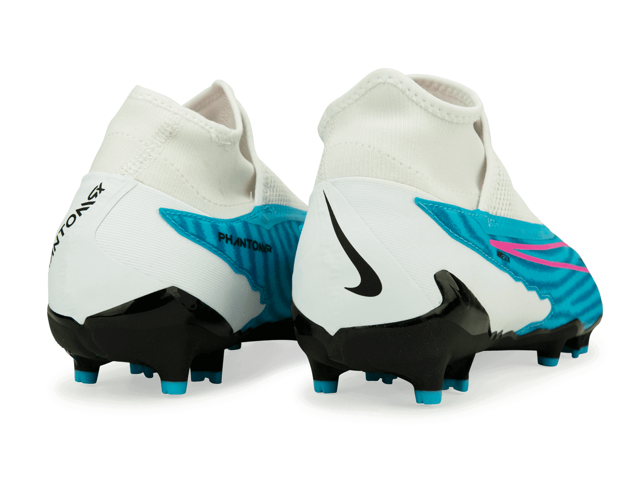 Nike Men's Phantom GX Pro DF FG Baltic Blue/Pink Rear
