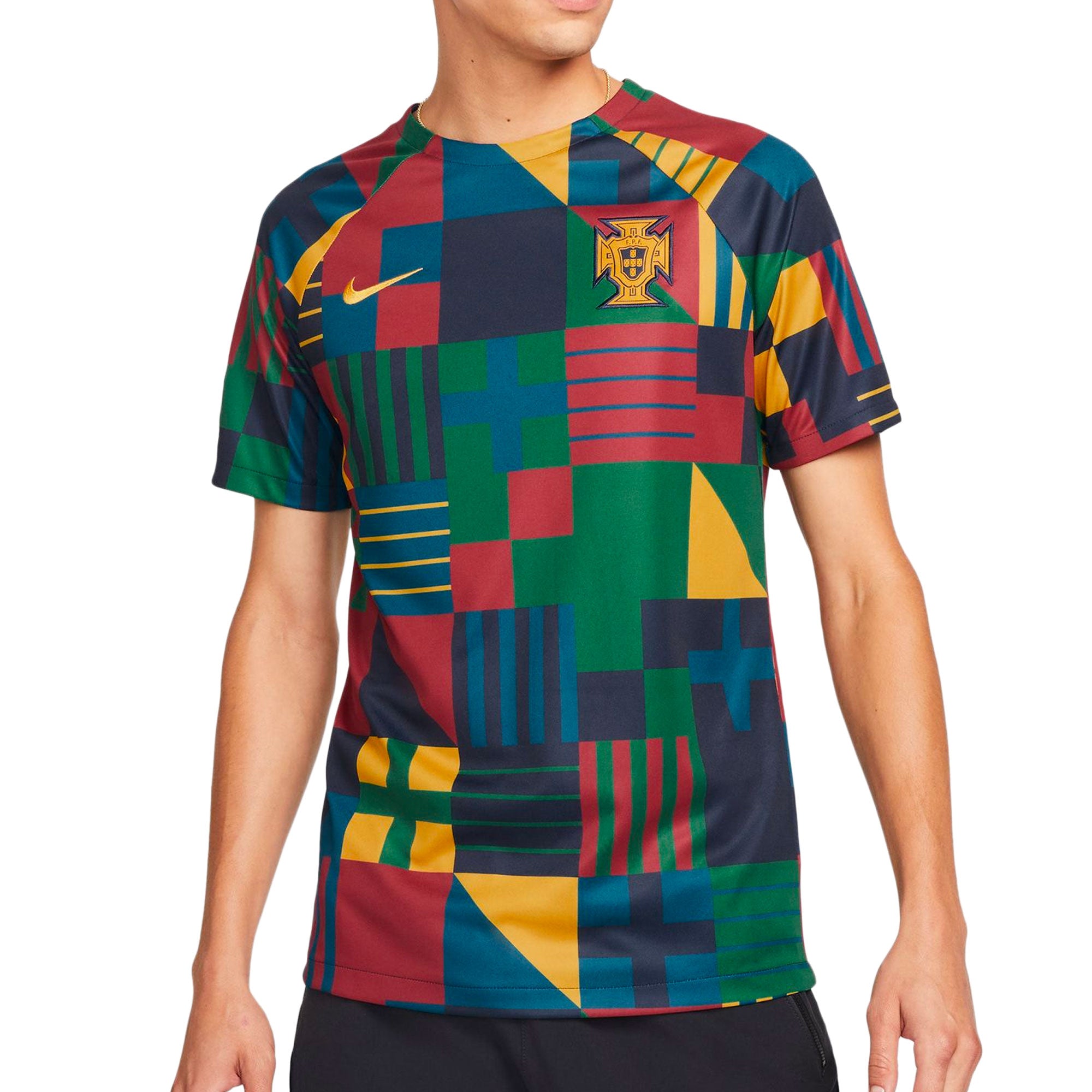 Nike Portugal Cristiano Ronaldo Away Jersey w/ World Cup 2022 Patches 22/23  (Sail/Obsidian)