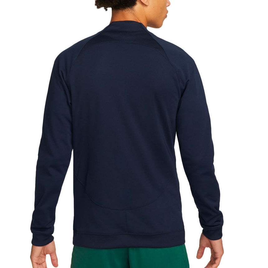 Nike Men's Portugal Academy Pro Jacket Obsidian/Gold Dart Back