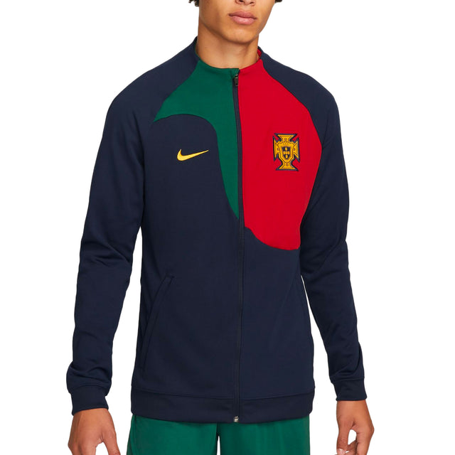 Nike Men's Portugal Academy Pro Jacket Obsidian/Gold Dart Front