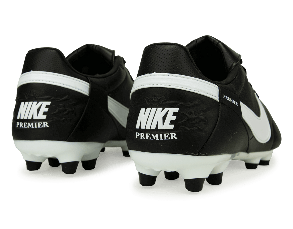 Nike Men's Premier III FG Black/White Rear