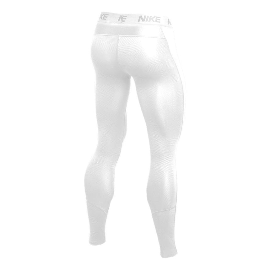 Nike Men's Pro Therma Training Tights White/Black Back