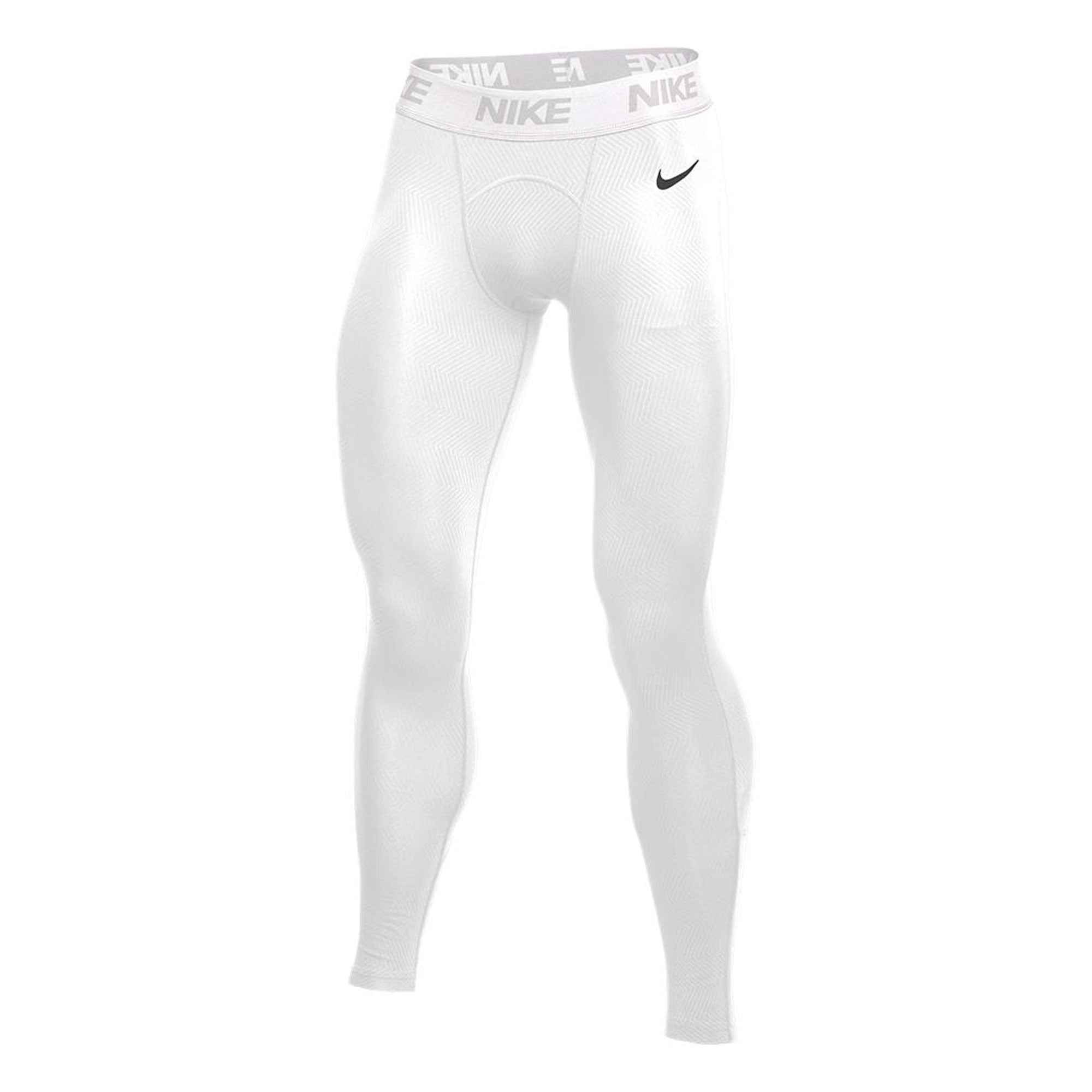 Nike Men's Pro Therma Training Tights - White/Black