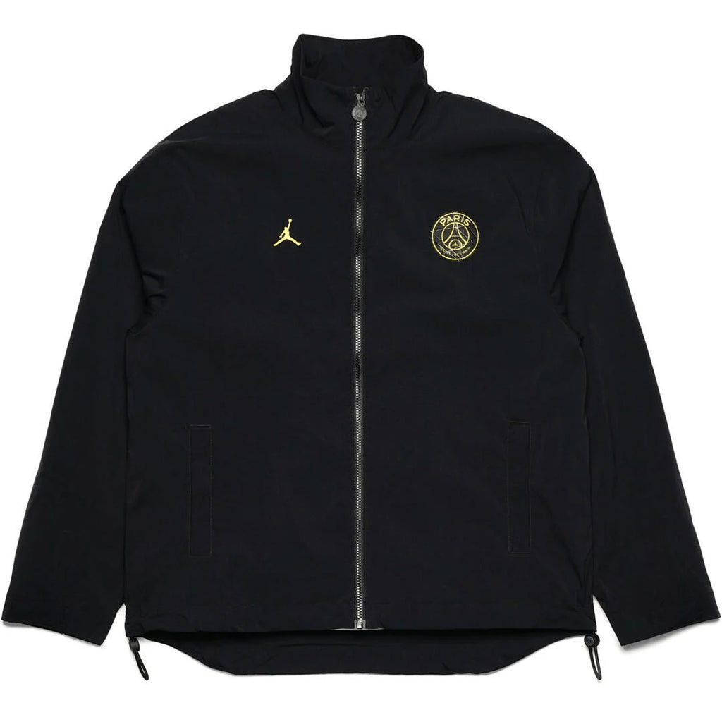Nike Men's PSG 2023/24 Woven Jacket Black/Yellow Front