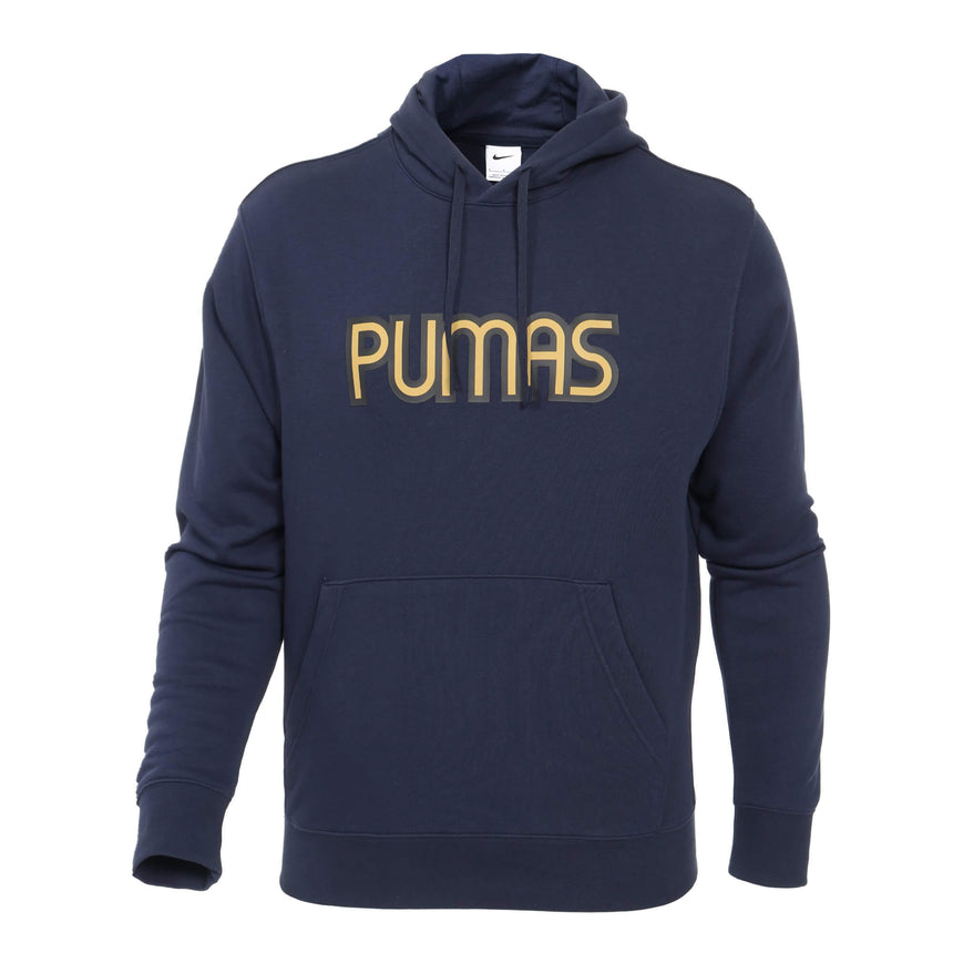 Nike Men's Pumas UNAM French Terry Fleece Hoodie Obsidian/Truly Gold 