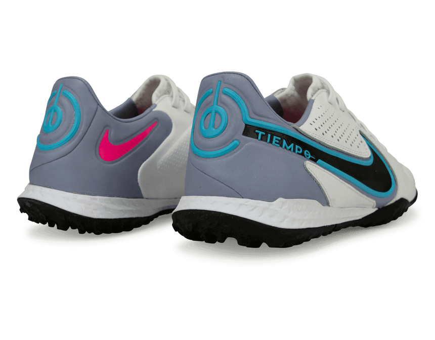 Nike Men's React Tiempo Legend 9 Pro TF White/Pink Blast Rear