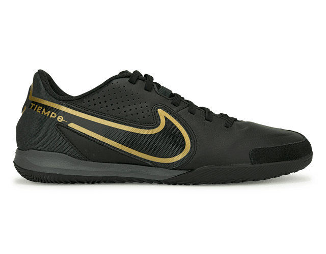 Nike Men s Tiempo Legend 9 Academy IC Black Gold Azteca Soccer
