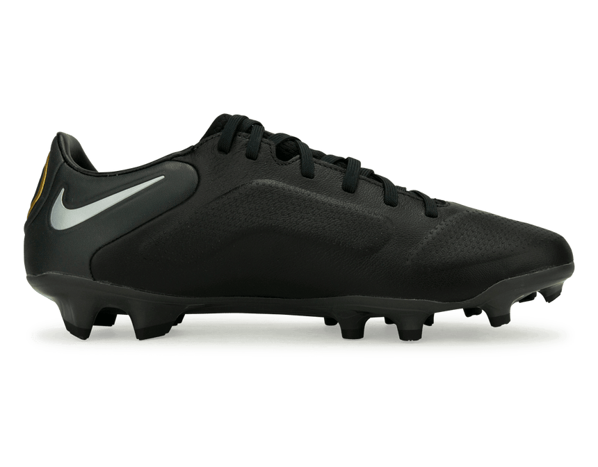 Nike Men's Tiempo Legend 9 Pro FG Black/Dark Grey Side